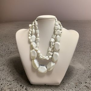 White Chunky Necklace